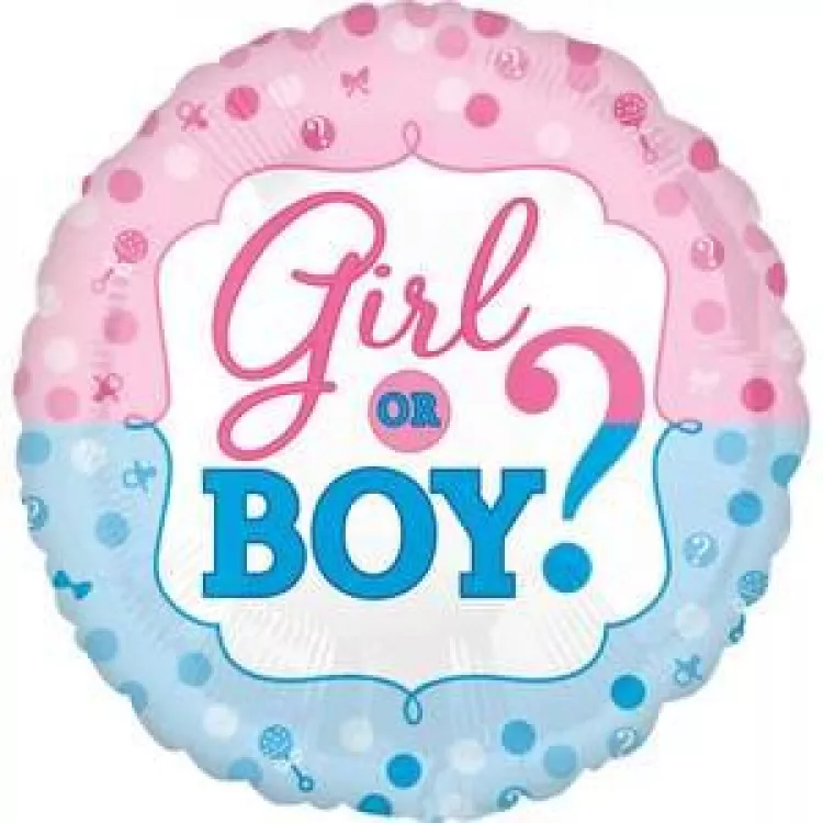 Gender Reveal Mylar Balloons (Balloons)