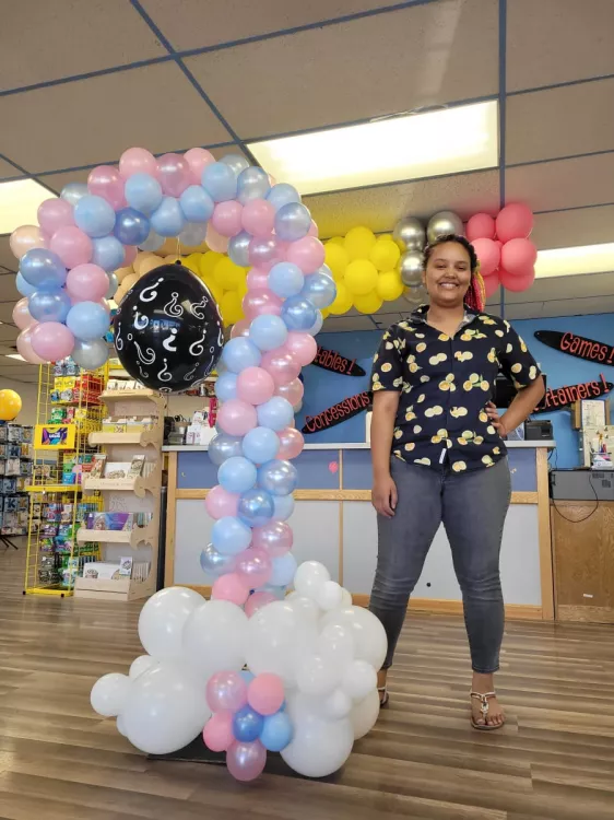 Giant Question Mark Reveal Gender Reveal