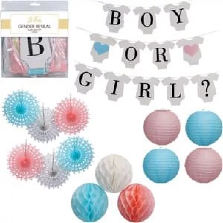 Gender Reveal Garland Kit